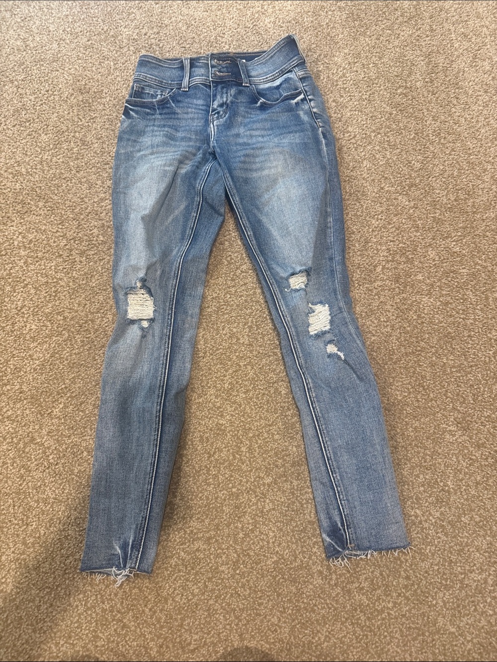 KanCan Light Blue Distressed Skinny Jeans